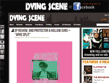 Tablet Screenshot of dyingscene.com